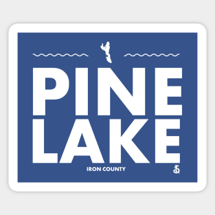 Iron County, Wisconsin - Pine Lake Sticker